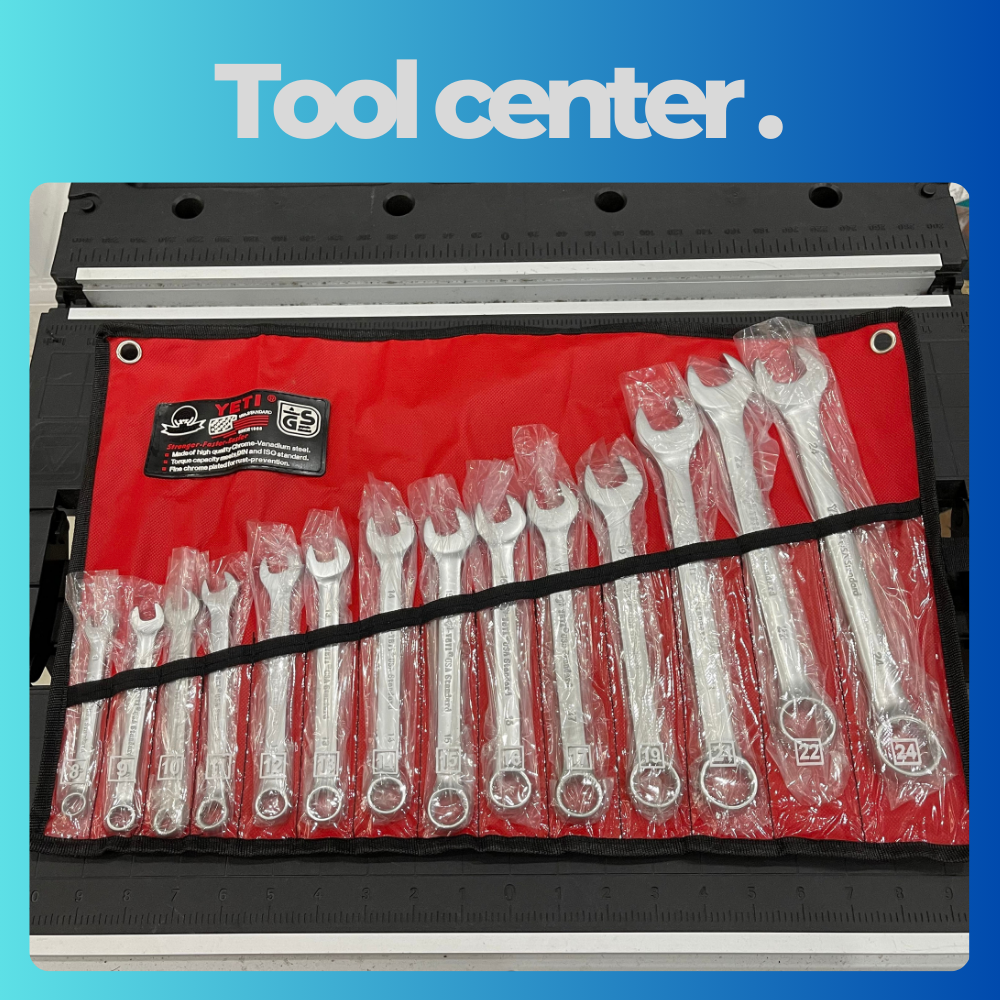 BỘ CỜ LÊ VÒNG MIỆNG USA 14 CÂY 8-24MM - THÉP VANADIUM KHÔNG GỈ CAO CẤP - TOOLMART