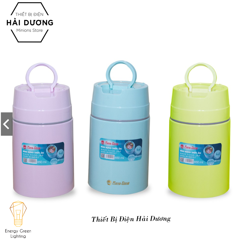 Bình Đựng Thức Ăn Giữ Nhiệt Rạng Đông RD 0850 N1.T - Màu Random -  Bảo hành 12 tháng
