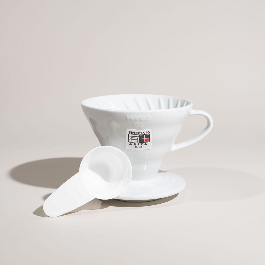 Hario dripper coffee v60 ceramic white vdc-02w