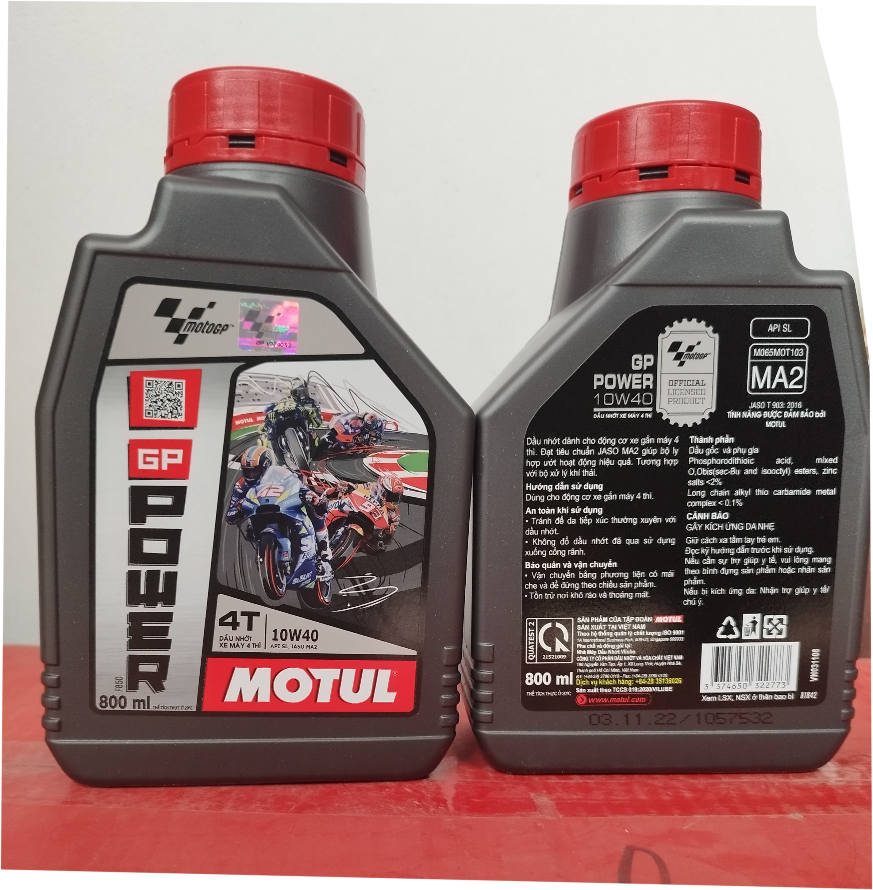 [MOTUL] MOTUL GP POWER 10W40 800mL