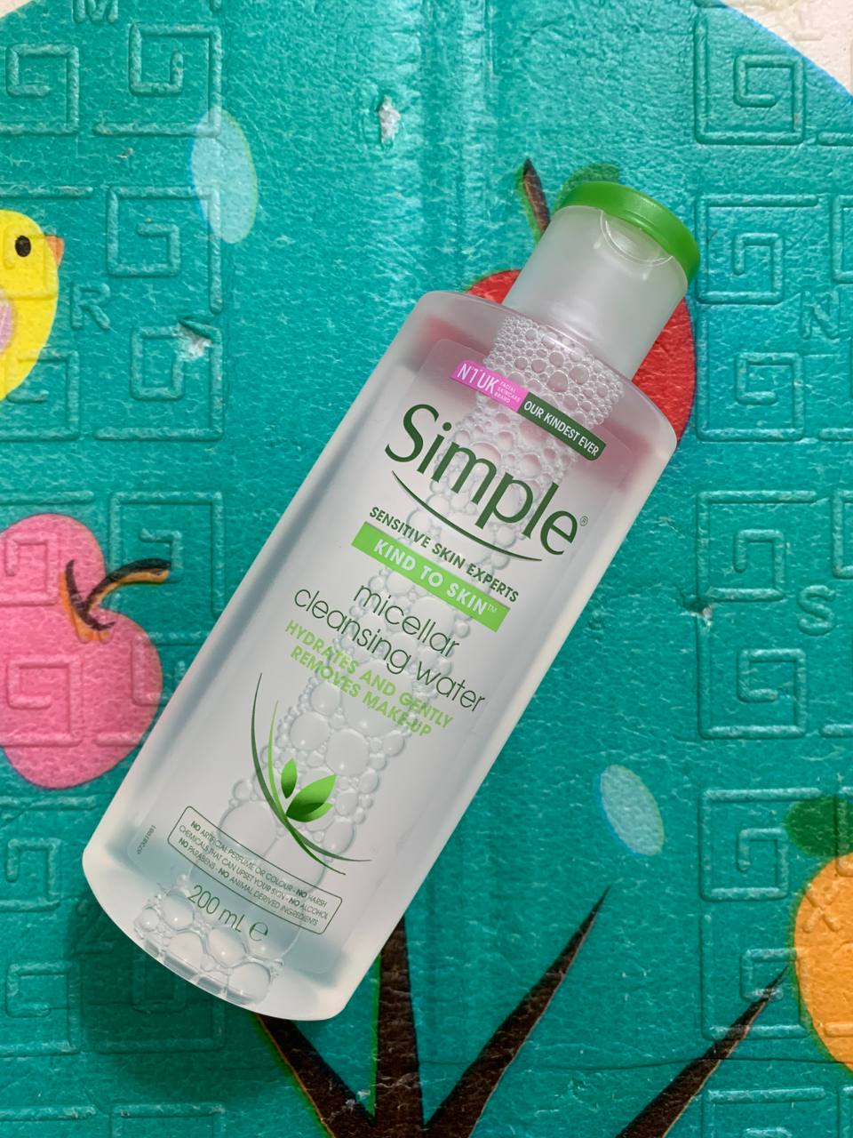 [3 Tặng 1] Nước Tẩy Trang Simple Micellar Cleansing Water 200ml
