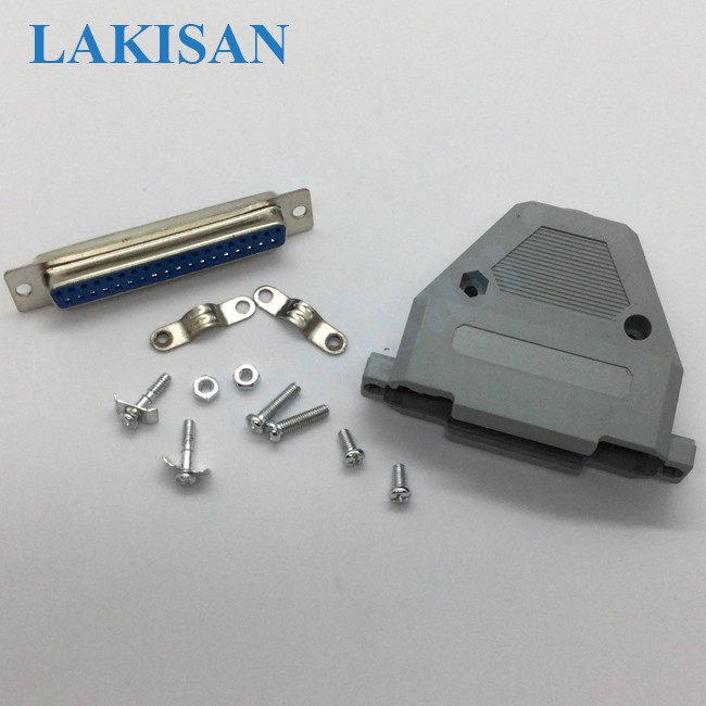 Cổng dsup db9 db15 db25 db37 và vỏ - 2 hàng chân hàn dây
