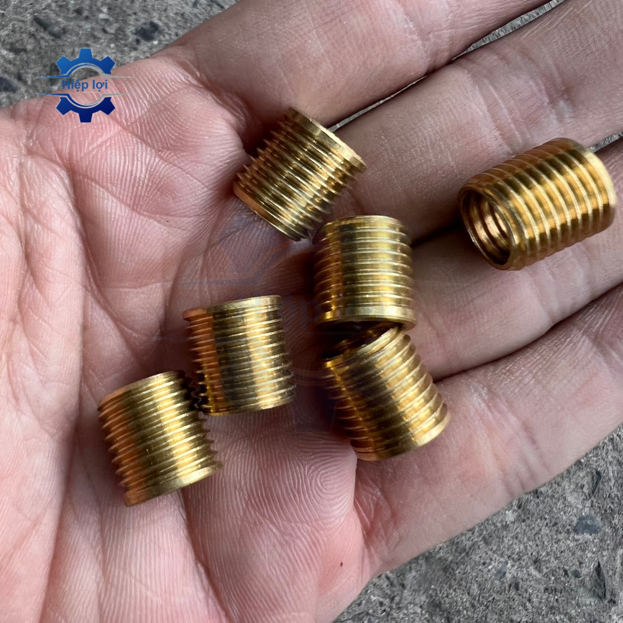 Sơ mi thau – cà rá mini đồng thau – nối giảm ren gọn nhẹ, tiện dùng cho không gian hẹp
