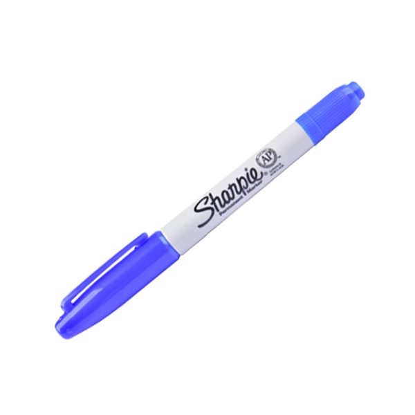 Bút lông dầu sharpie twin tip 32203 - xanh dương