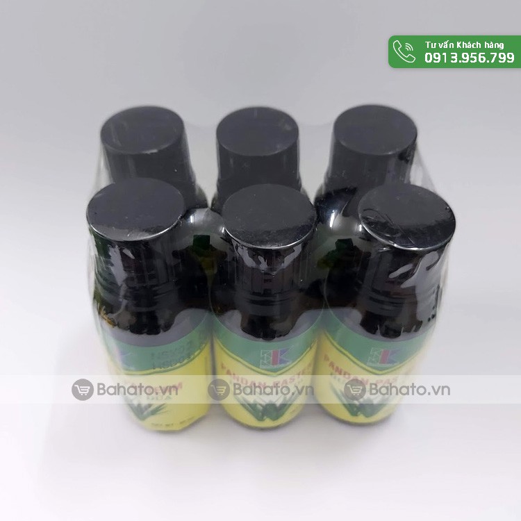 Hương lá dứa có màu xanh 20ml (lốc 6 lọ)