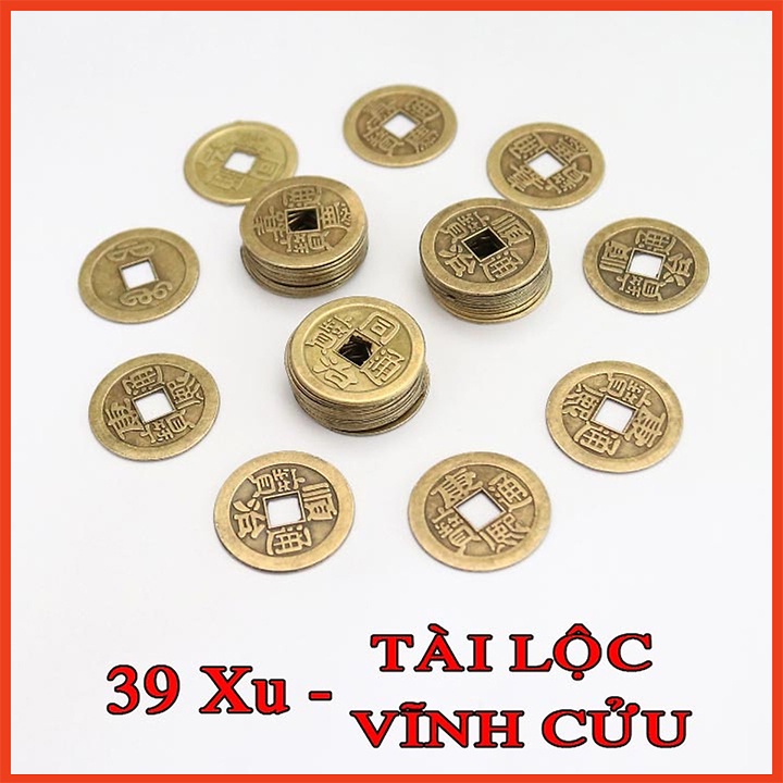 [Hàng loại 1] Đồng xu Ngũ Đế chiêu tài lộc