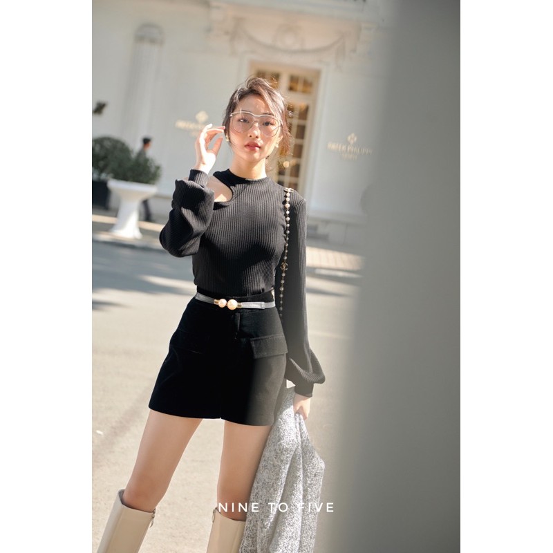[NineToFive | Siêu sale cuối năm] - Quần short nhung