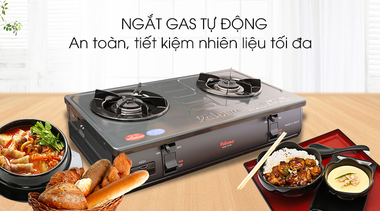 (HÀNG CHÍNH HÃNG)Bếp gas đôi nhập khẩu Paloma 7PEJ