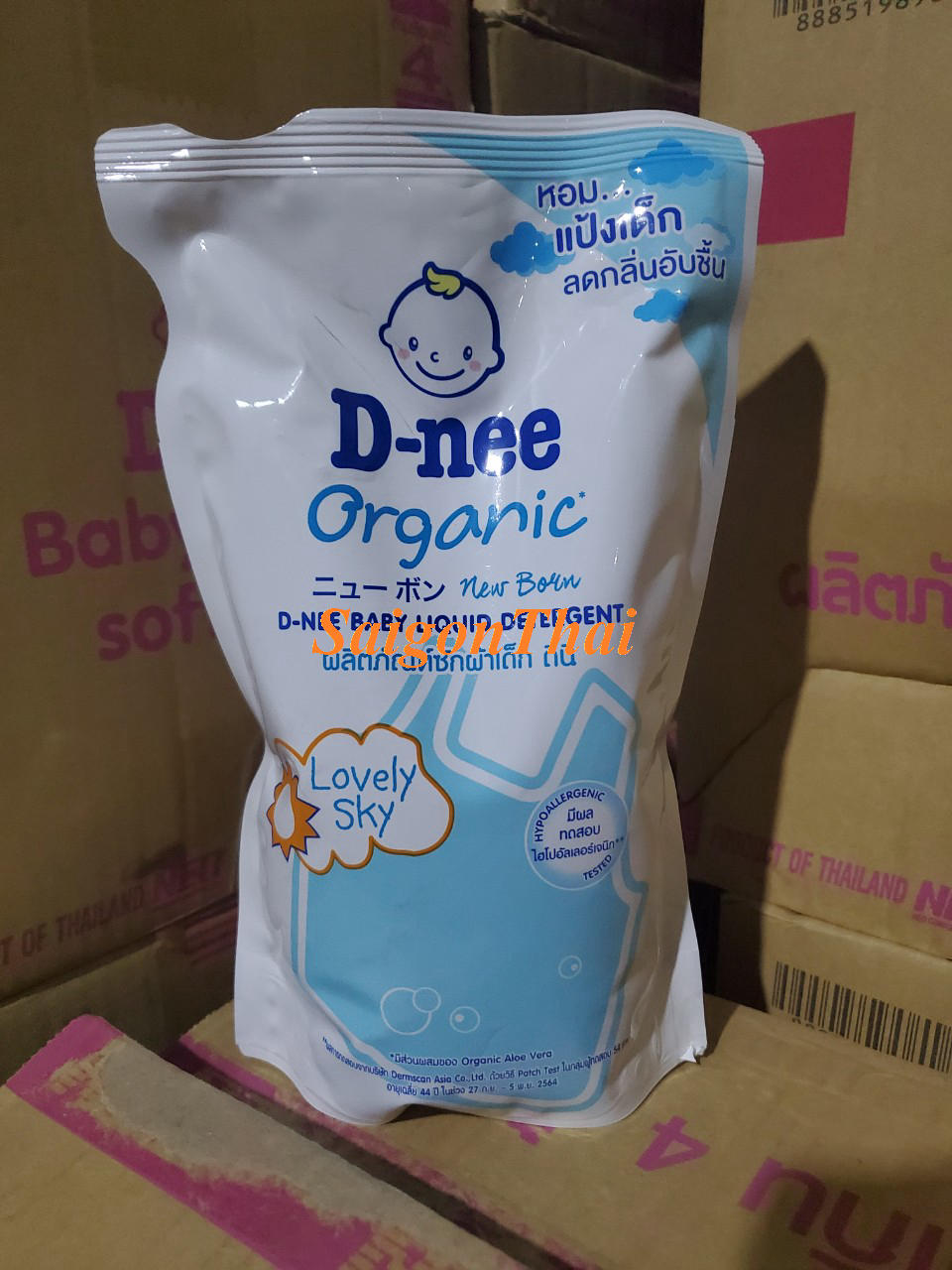 (SGT) (Hàng Chính Hãng) Nước giặt xã Dnee túi em bé 550ml (Thái Lan)