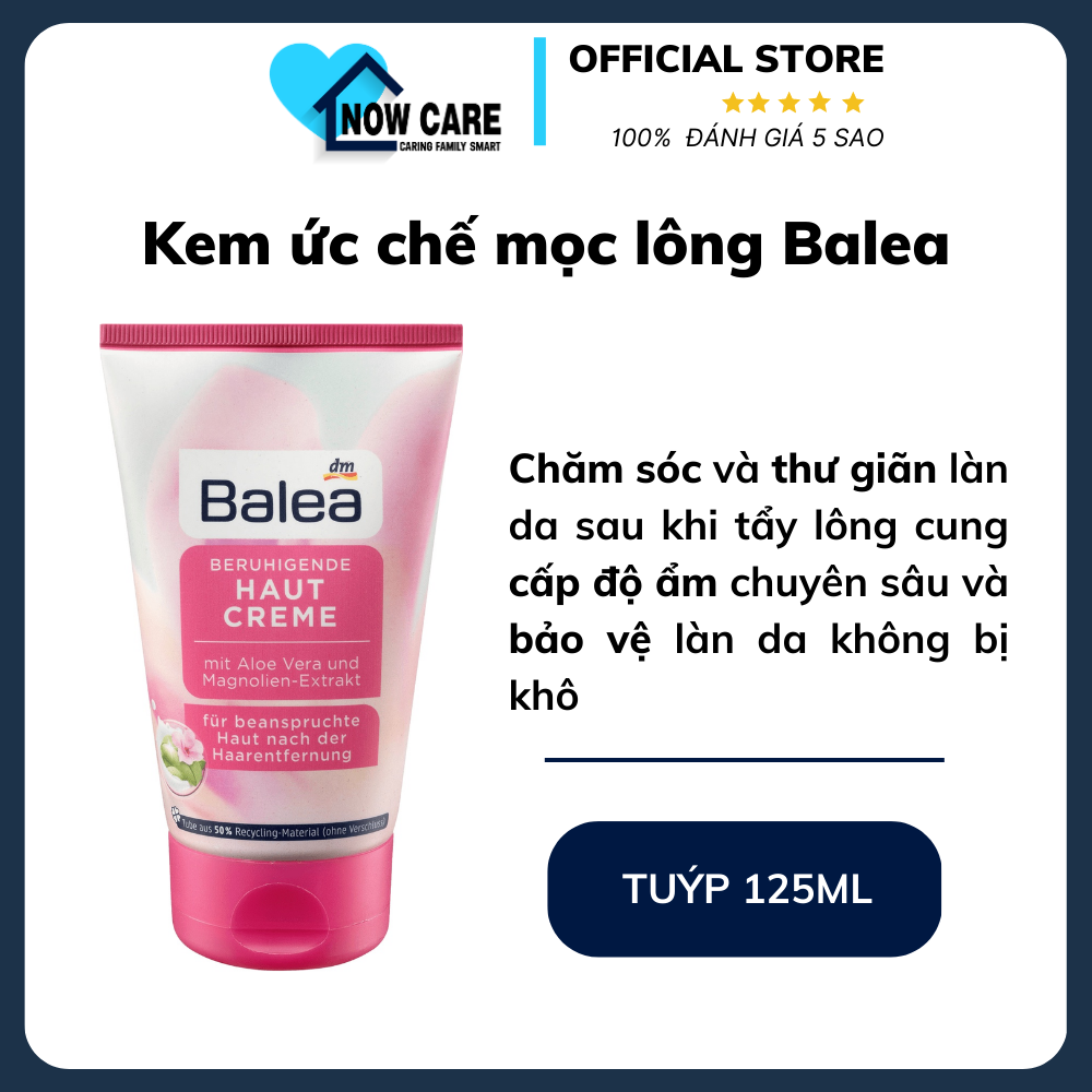 Kem ức chế mọc lông Balea Đức tuýp 125ml