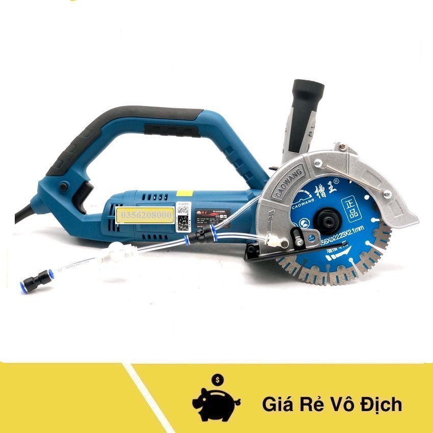 Máy cắt rãnh tường nhẹ caowang SE1565 1 lưỡi+Tặng bơm nước mini