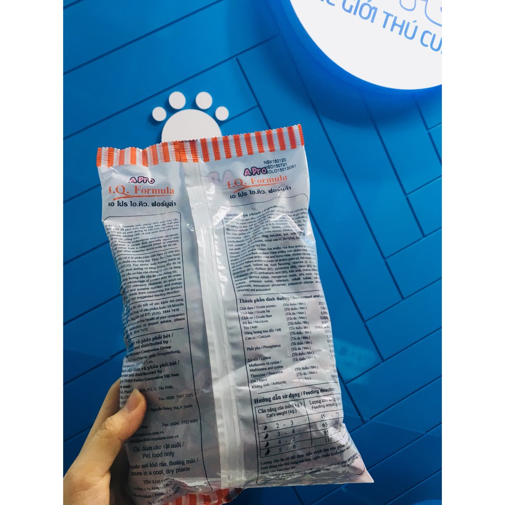 Thức ăn hạt cho Mèo APRO IQ Formula (Thái Lan) gói 500g