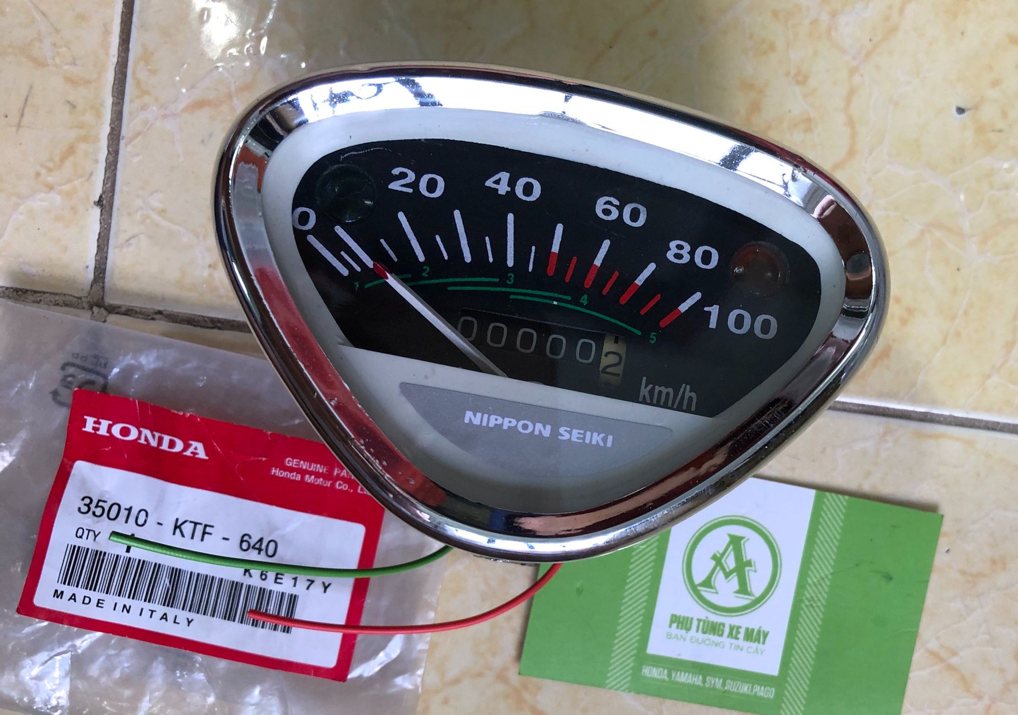 Đồng hồ xe máy 67 chạy được công tơ mét