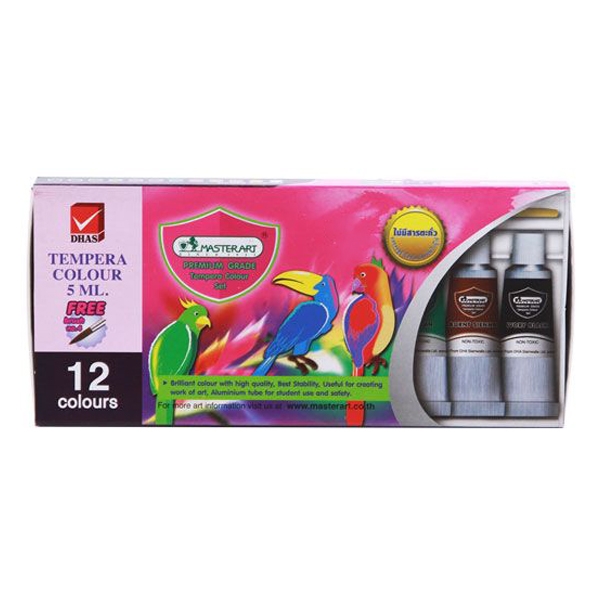 Màu nước 12 màu tempera materart 160050