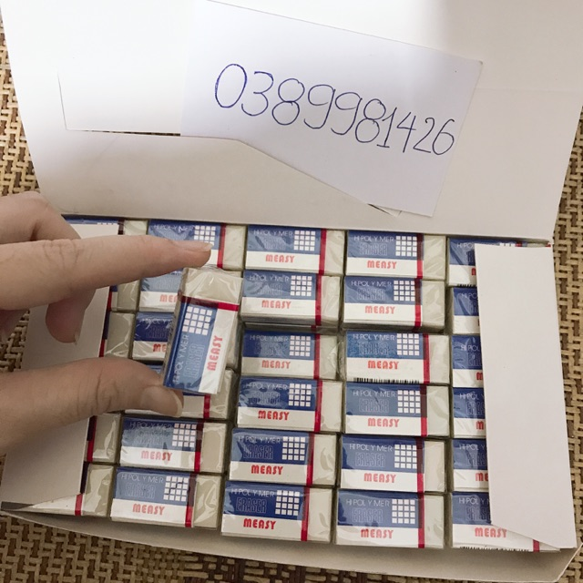Hộp 60 Viên Tẩy Gôm Measy