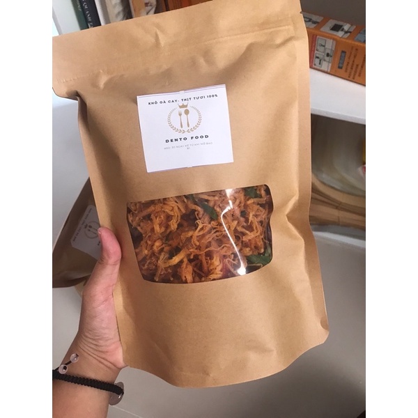 1KG TÚI ZIP GIẤY KRAFT CÓ CỬA SỔ