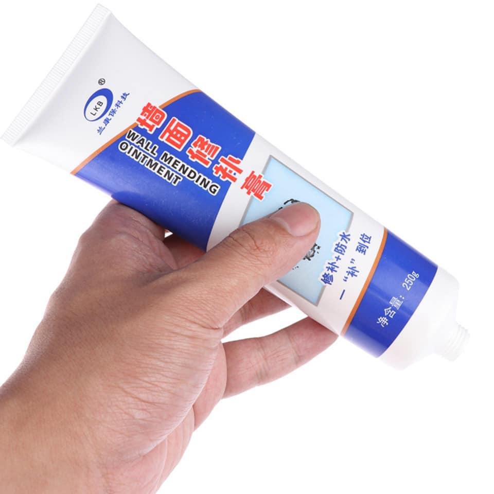 COMBO 2 TUÝP KEO VÁ TƯỜNG TIỆN DỤNG (TẶNG KÈM VÒI BƠM KEO VÀ THANH MÀI TƯỜNG)