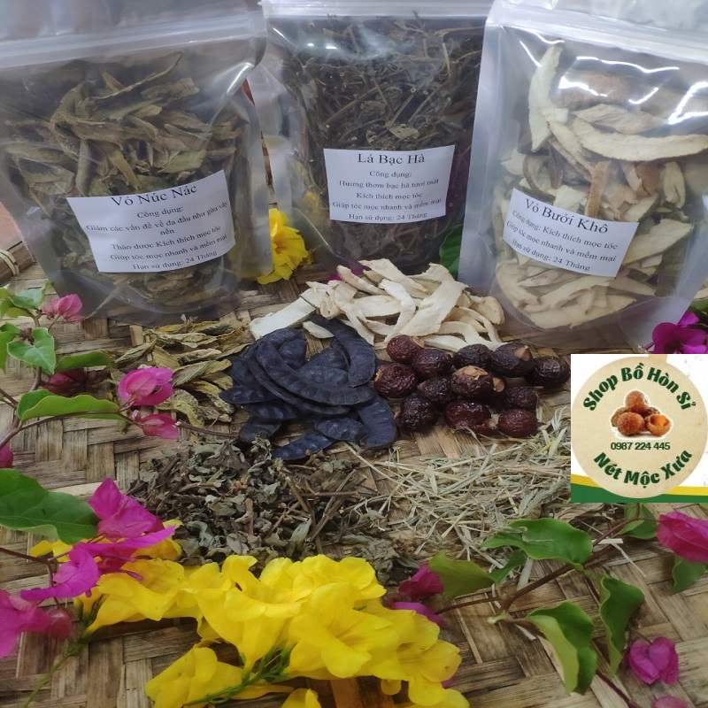 Vỏ Bưởi Khô Gội Đầu 100g