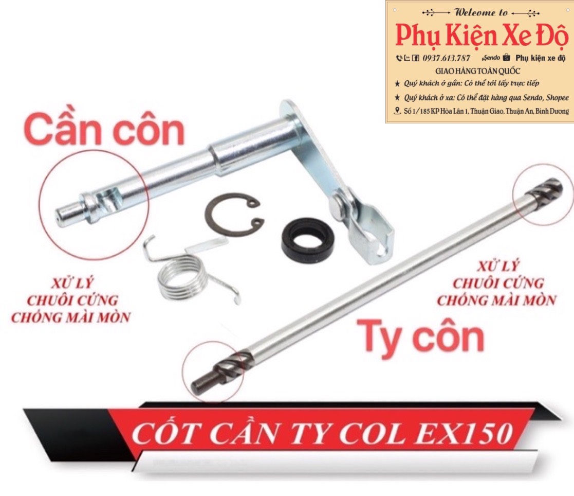 Bộ Ty Cốt Cần Côn Ex 150 Thailand  Bao Không Lún