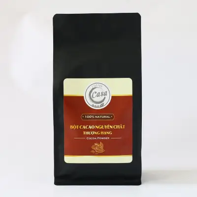 [HCM]Bột cacao nguyên chất Natural 100% Thượng Hạng 500gr - Casa Coffee