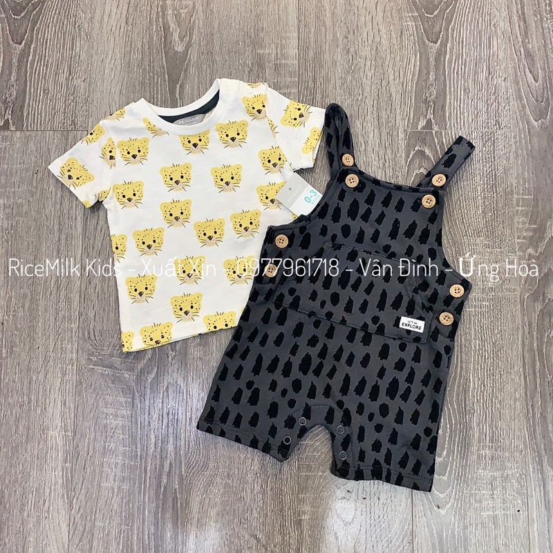 Áo kèm yếm Primark hình hổ xuất dư xịn