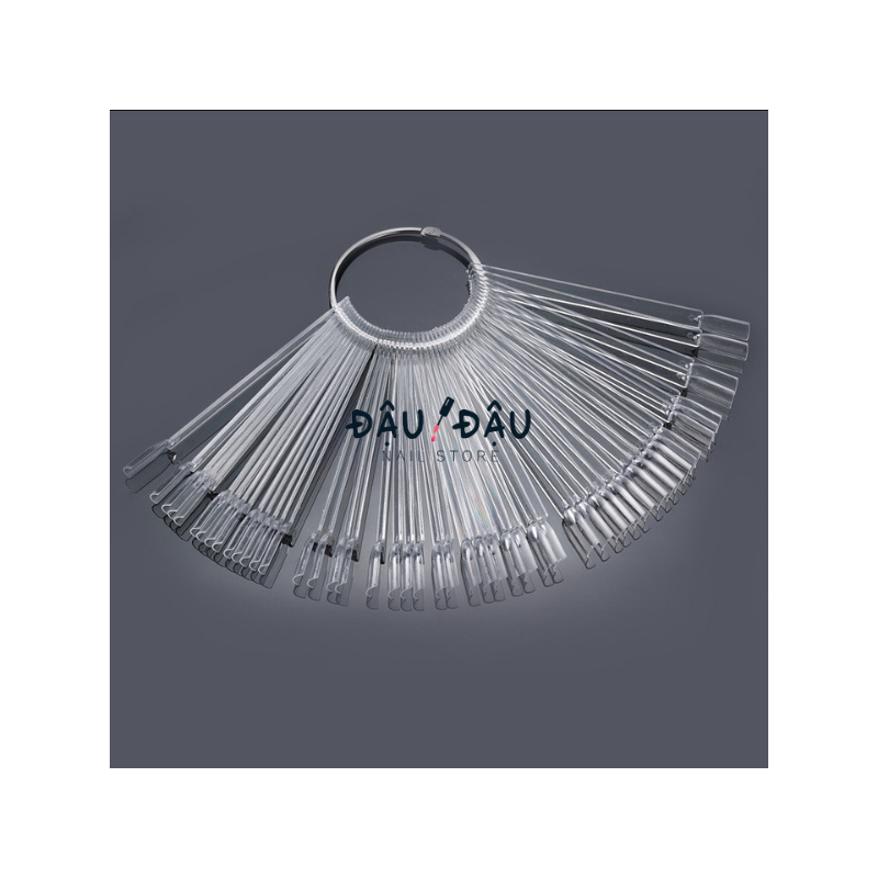 Móng que vuông tập sơn trưng bày 1 bịch 50 que