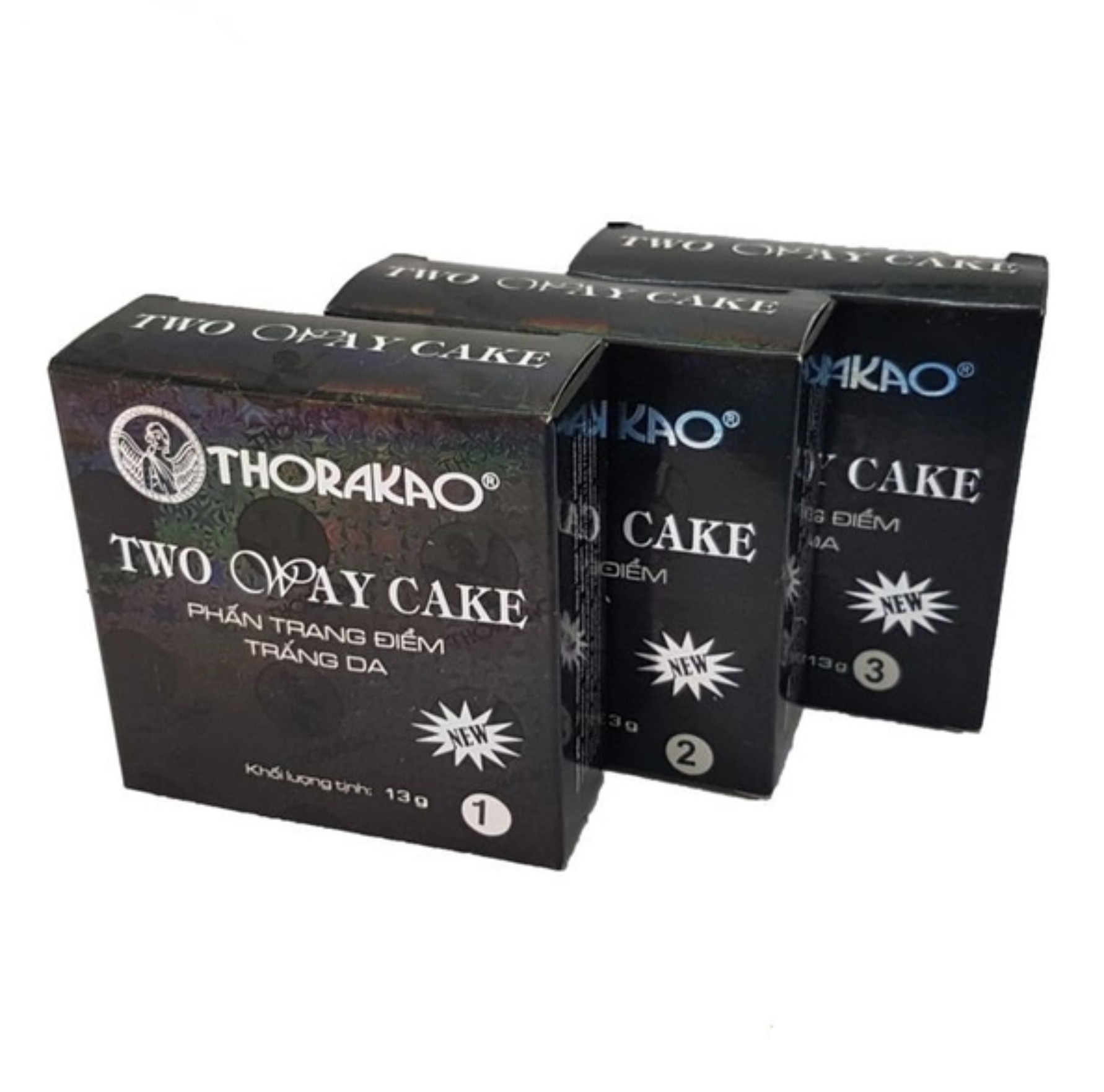 PHẤN TRANG ĐIỂM THORAKAO TRẮNG DA TWO WAY CAKE 9G - SỐ 3
