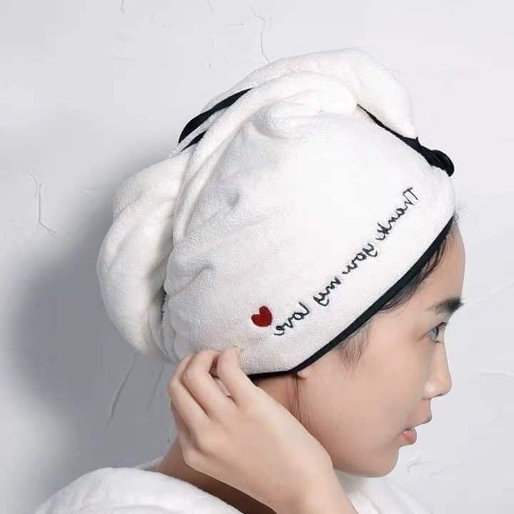 Khăn quấn nhanh khô tóc