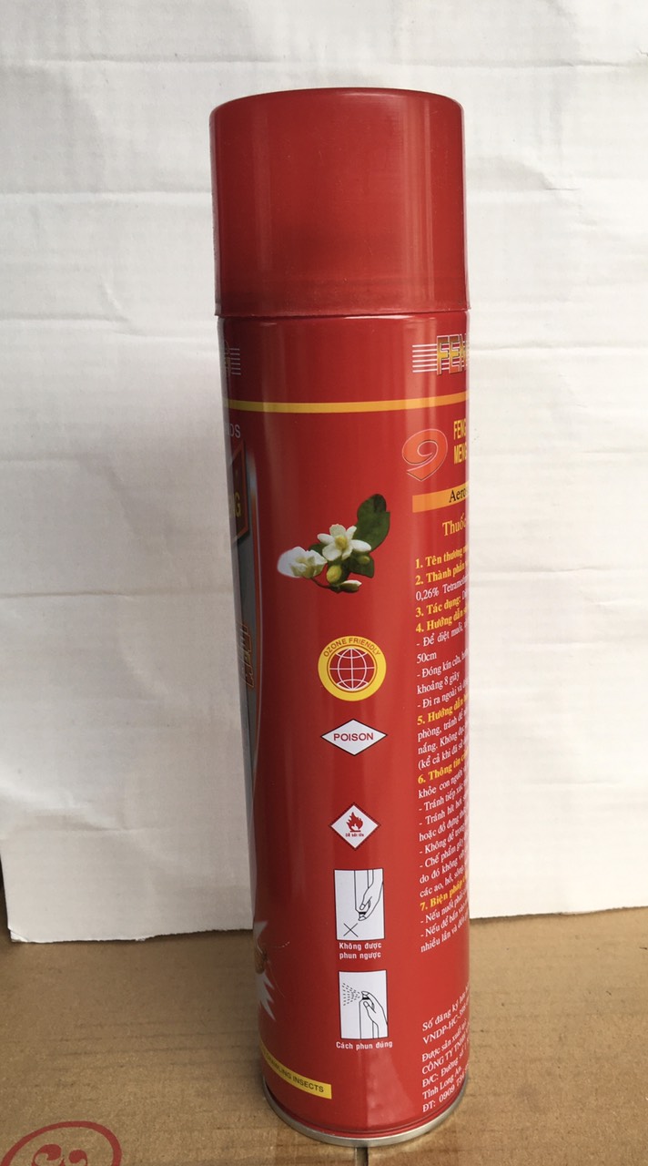 Bình xịt muỗi, kiến, côn trùng WUDIJIAN 600ml