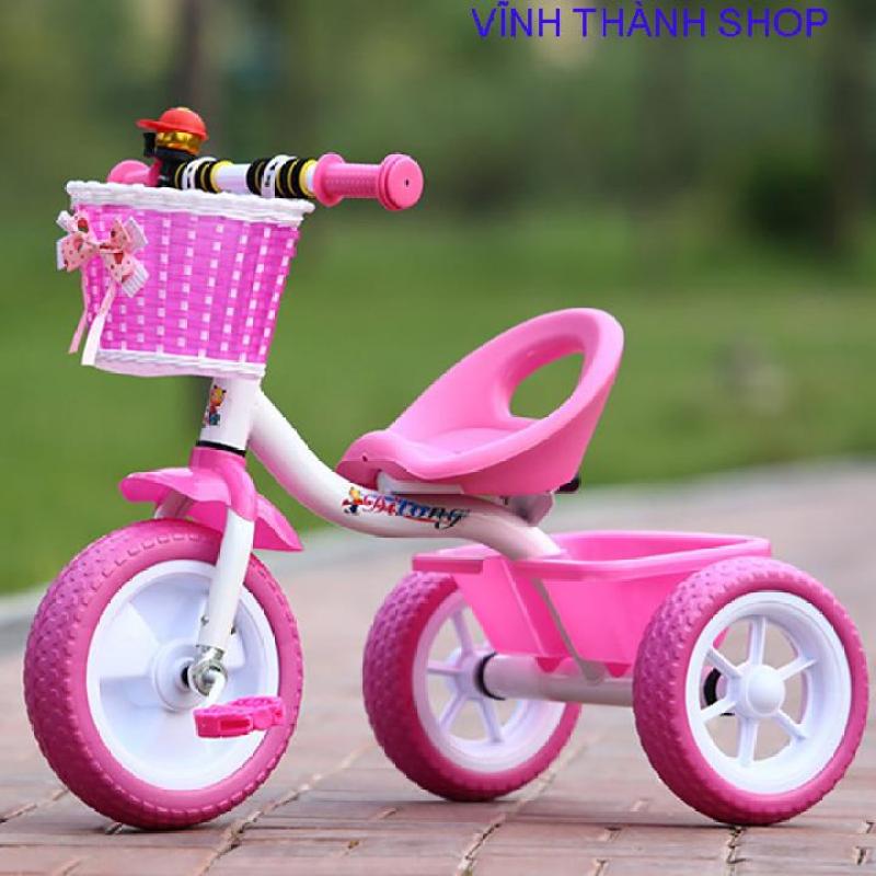 Mua [Tặng Combo 3 quà tặng ngẫu nhiên] Xe đạp 3 bánh trước sau Xe có giỏ Xe cho bé