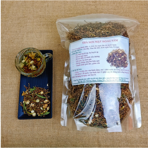Trà sơn mật sapa - trà sơn mật hồng sâm bổ dưỡng 500g