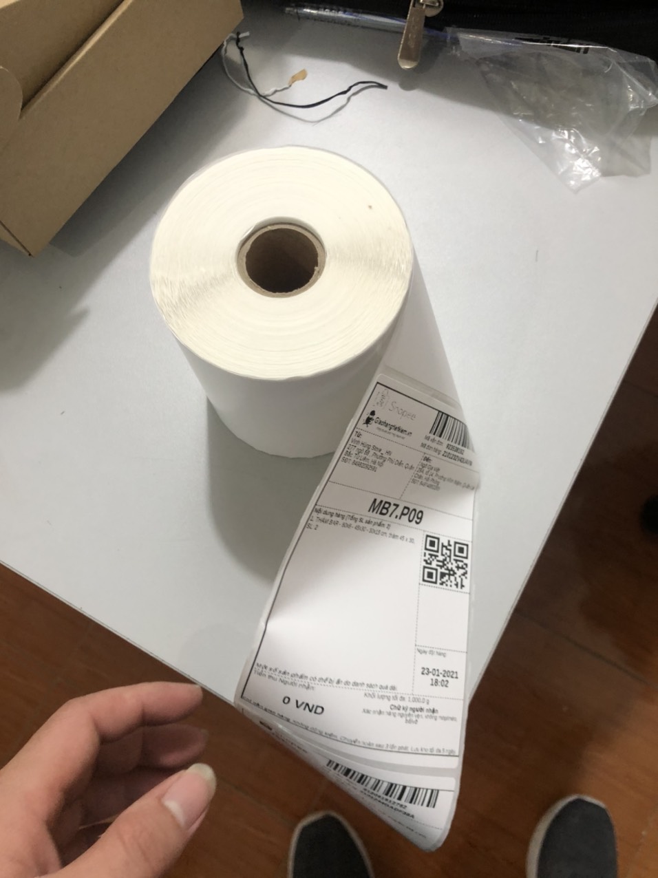 Giấy in đơn hàng TMĐT A6 100x150mm