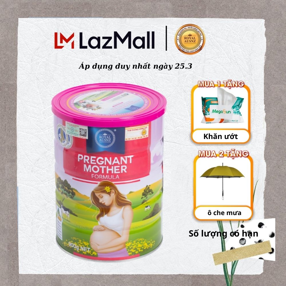 Sữa Bầu Lon 900g - Sữa Bột Hoàng Gia Pregnant Mother Formula Dành Cho Phụ Nữ Mang Thai Royal AUSNZ 900g