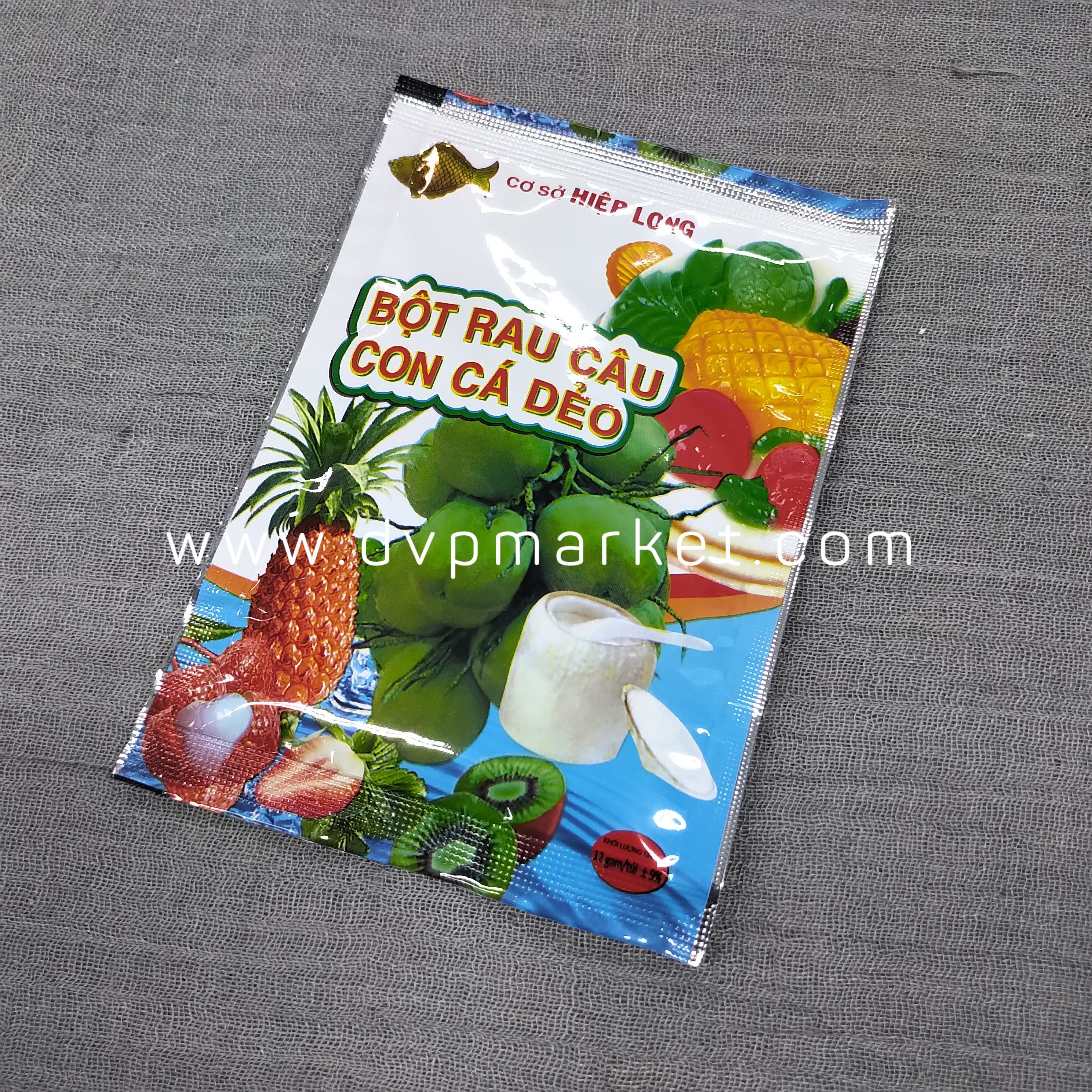 Bột rau câu con cá dẻo Hiệp Long 10G