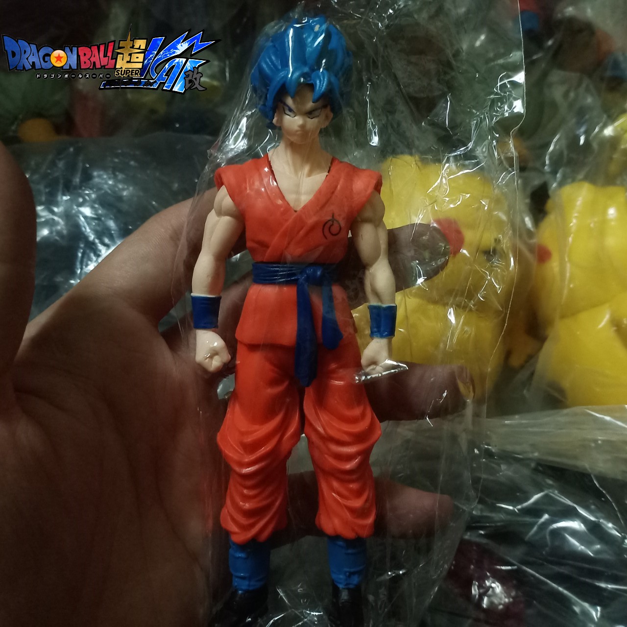 Mô hình dragon ball giá rẻ Songo ku Super Saiyan Blue tóc xanh 2006 7