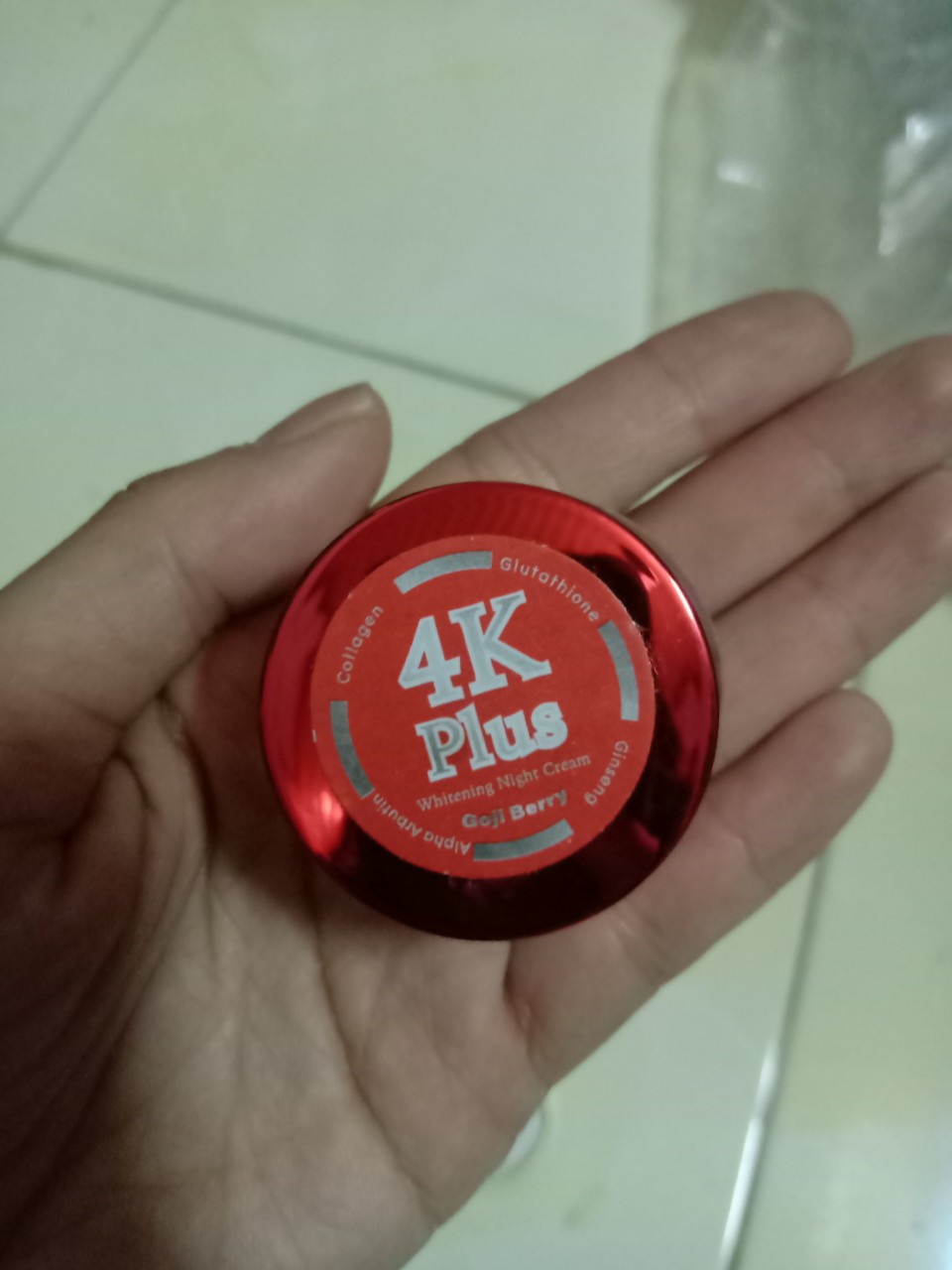 KEM 4k đỏ mini thái lan kem dưỡng trắng da mặt