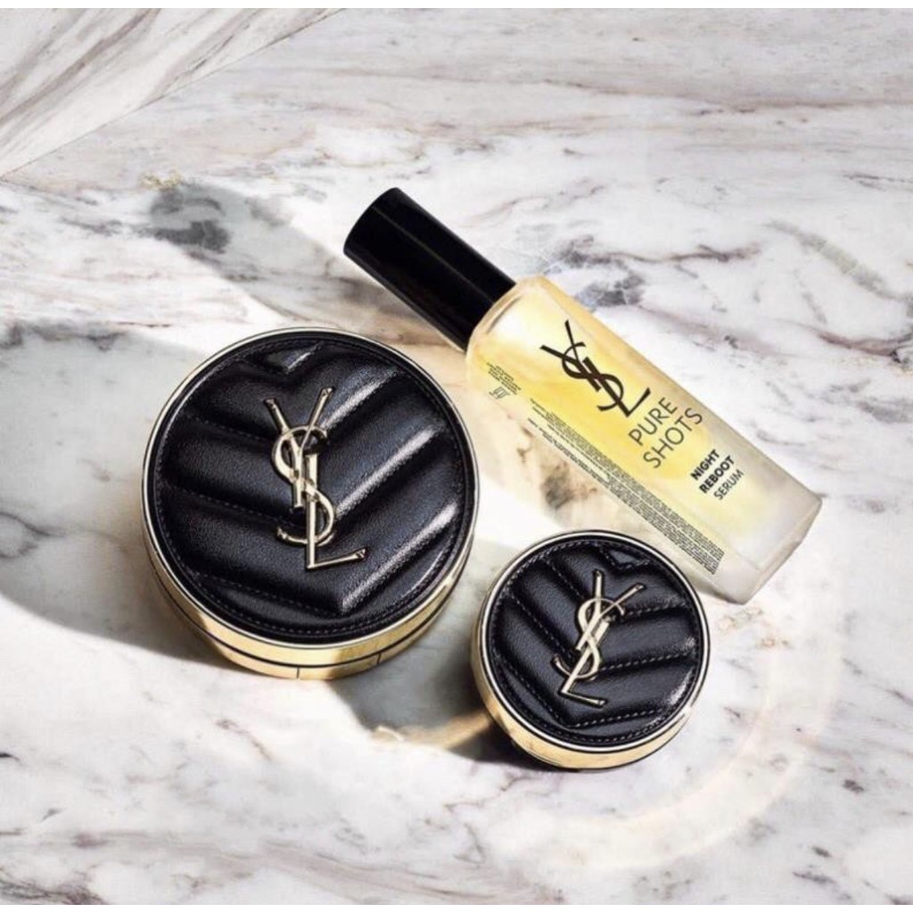 (Auth đủ bill) Phấn nước Ysl Fusion Ink Cushion Foundation Limited / Matte