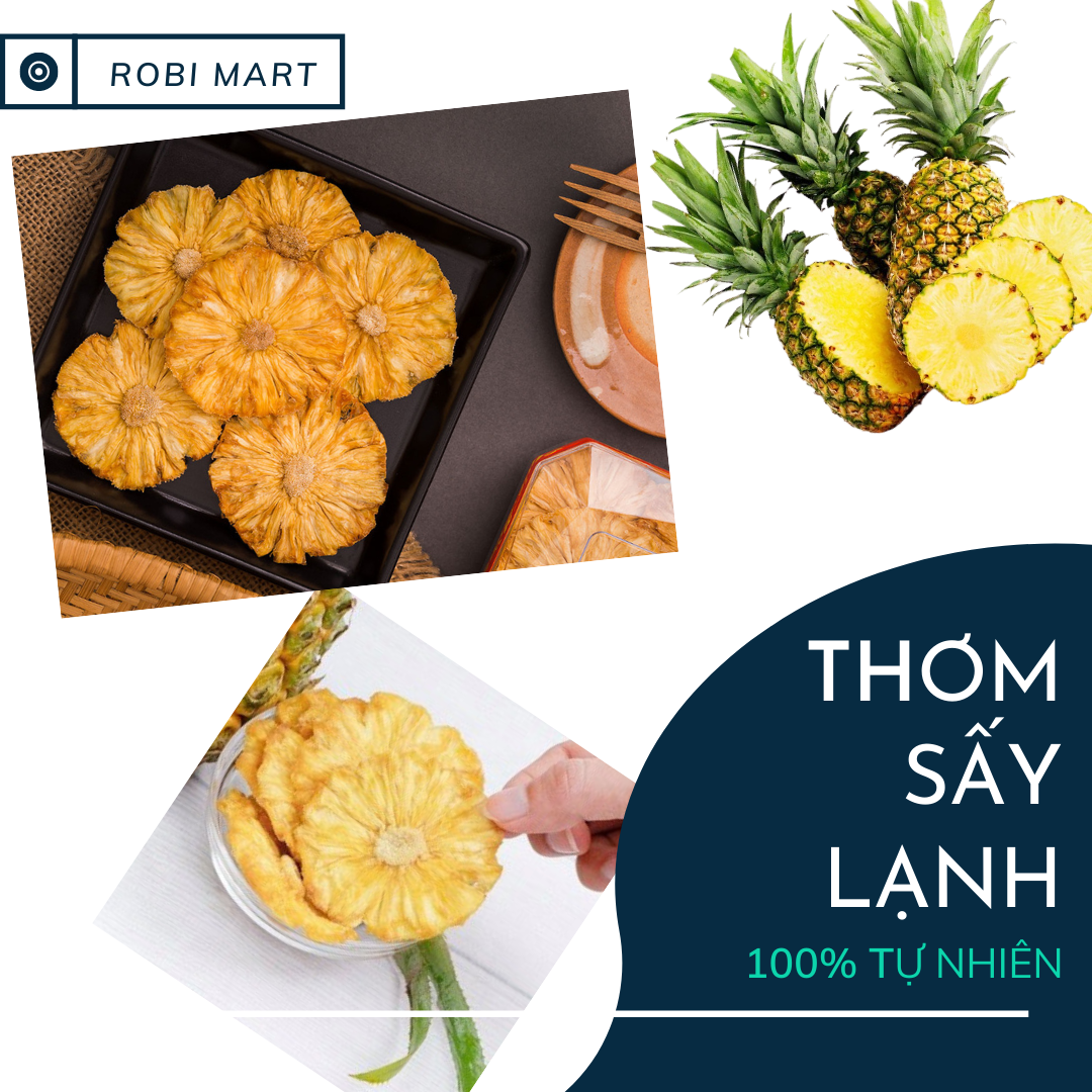 [HCM] detox pineapple (fragrant/clumps) dried-weight 250 grams