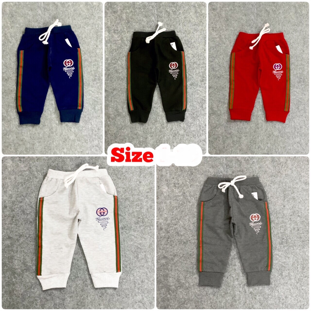 Quần thun dài thể thao cho bé trai size 8-30kg chất cotton mềm mịn mát