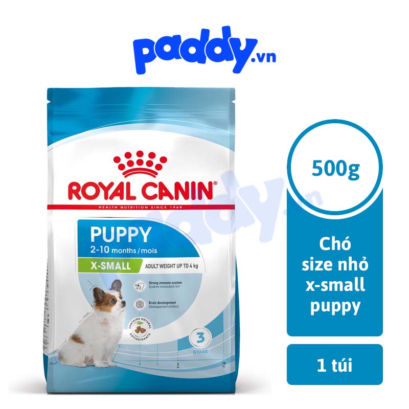 Hạt Cho Chó Con Giống Siêu Nhỏ Royal Canin X-Small Puppy