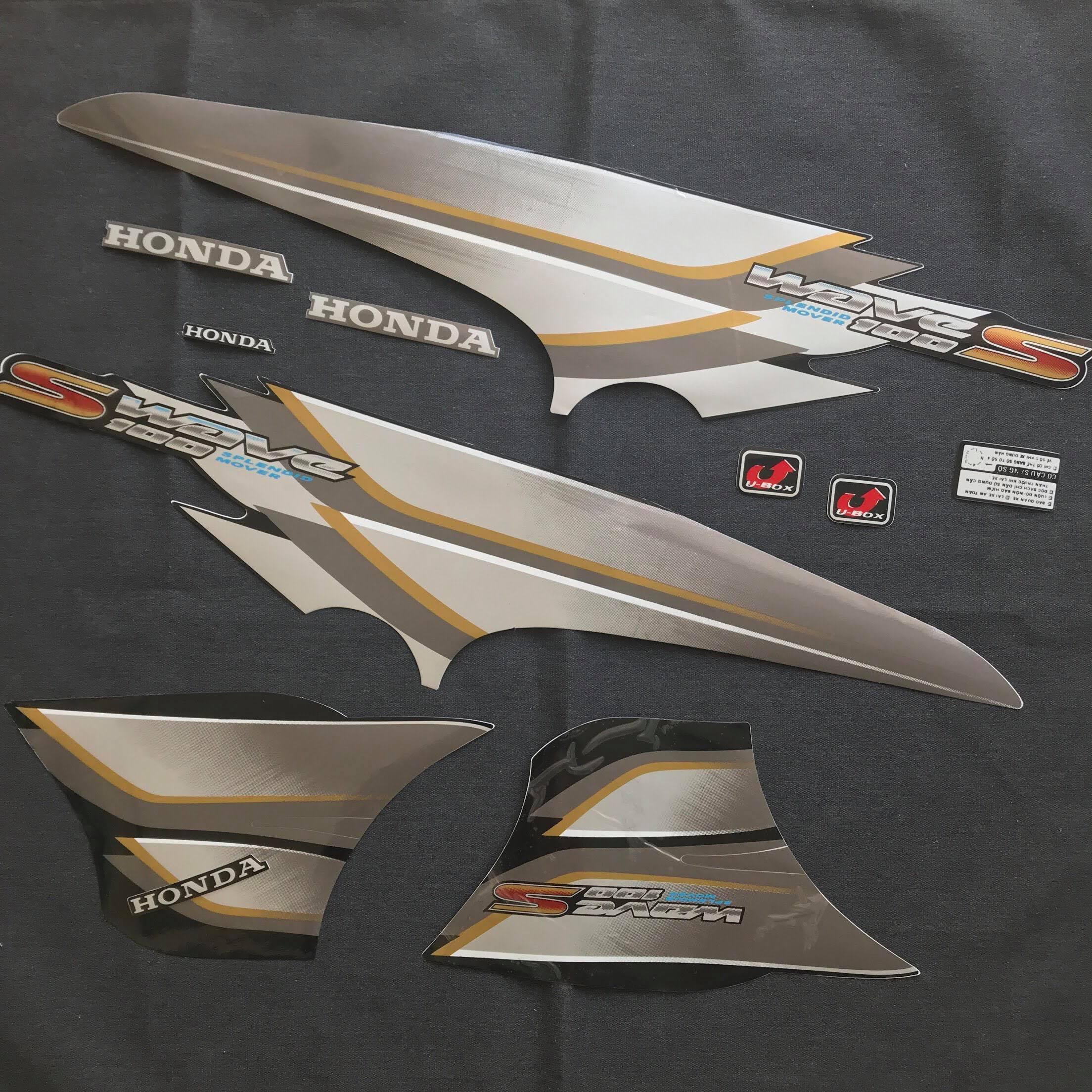 Tem xe máy Wave S100 ZIN 3 LỚP (MÀU ĐEN)