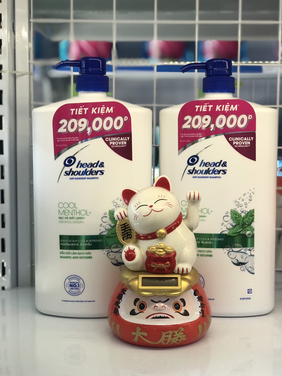 Dầu gội Head& Shoulders bạc hà 1,8L