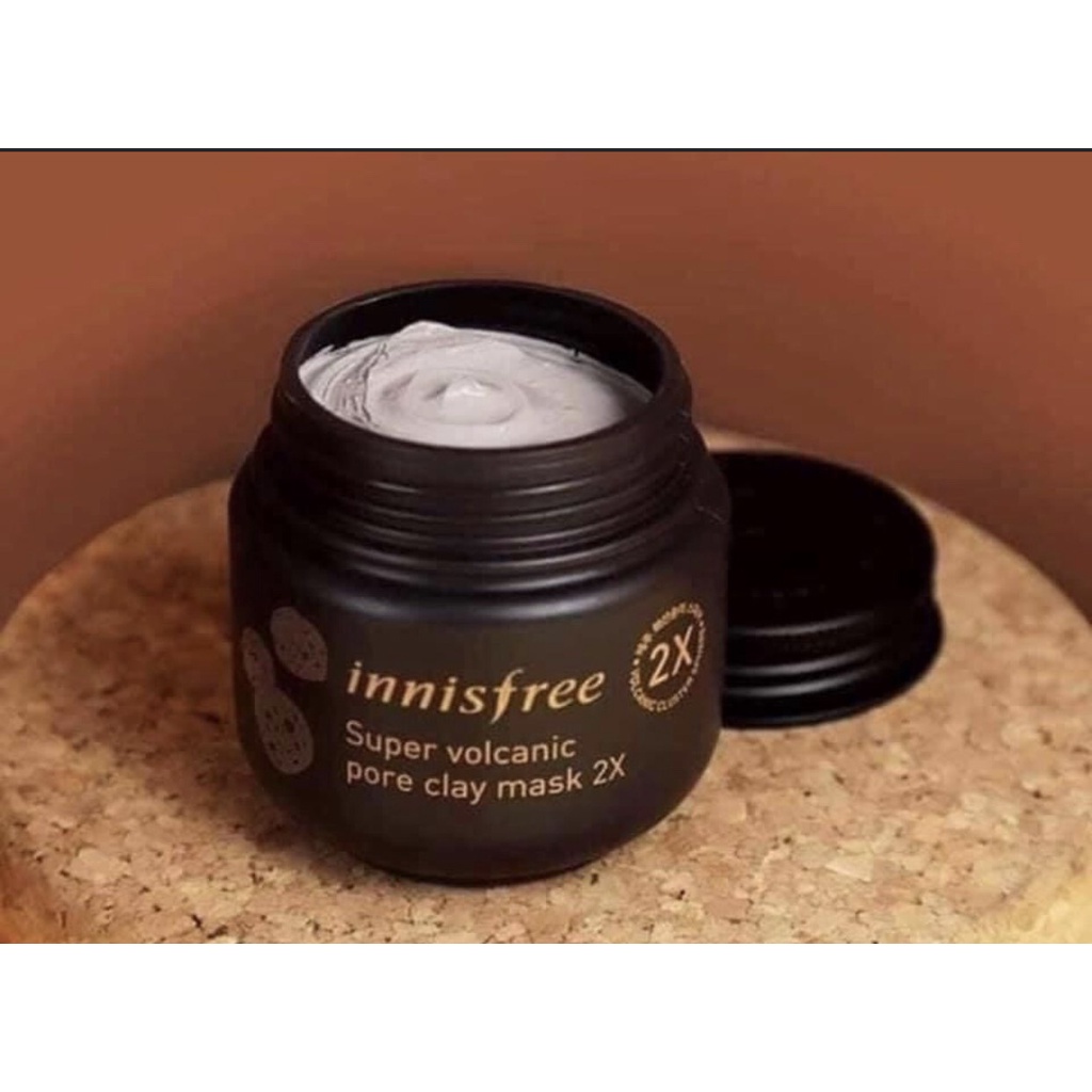 Mặt Nạ Đất Sét Innisfree Super Volcanic Pore Clay Mask 2X 100ml