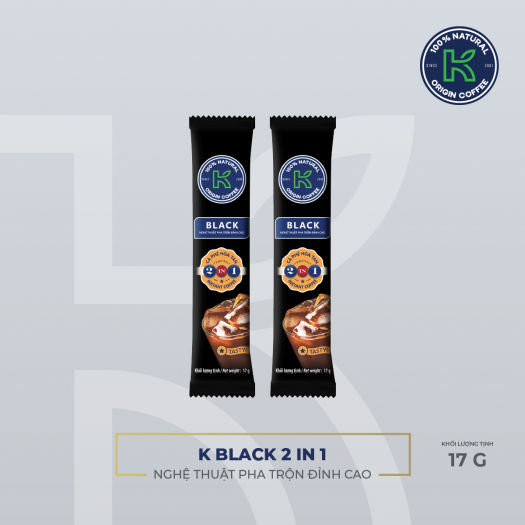 K COFFEE BLACK 2IN1 255G