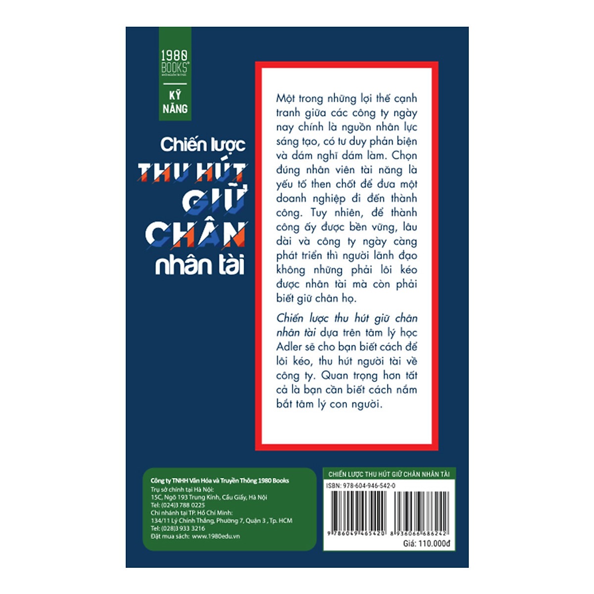 Sách: Chiến lược thu hút giữ chân nhân tài (1980 BOOKS HCM)