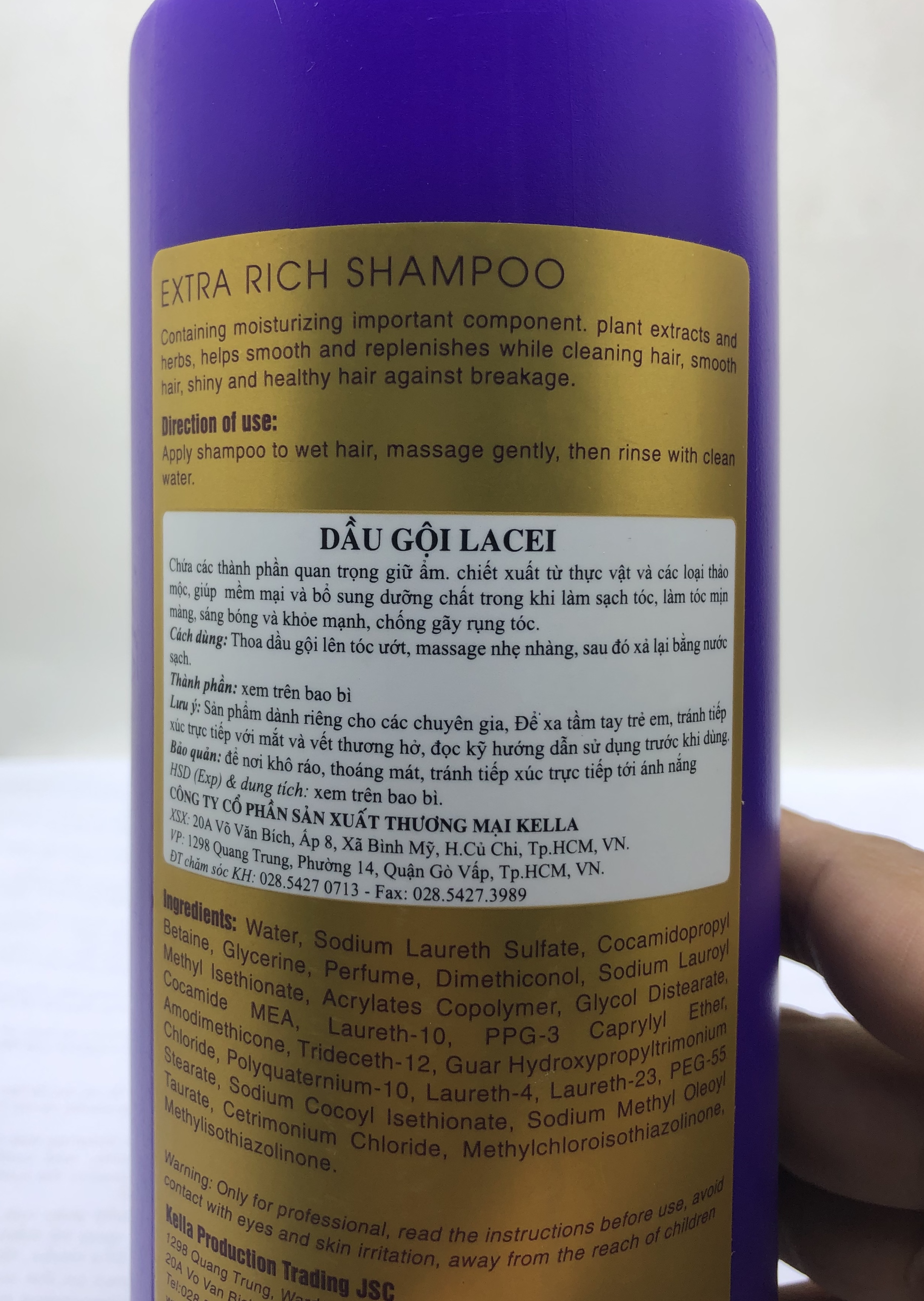 [HCM]Dầu Xả Lacei Extra Rich Phục Hồi Tóc Hư Tổn 800ml