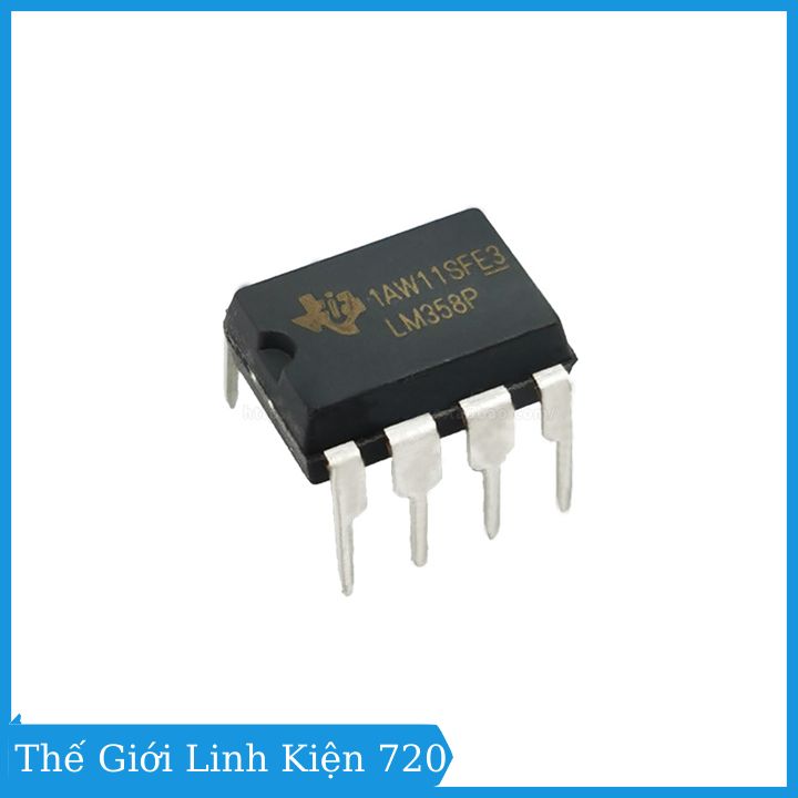 LM358 DIP, IC khuếch đại thuật toán