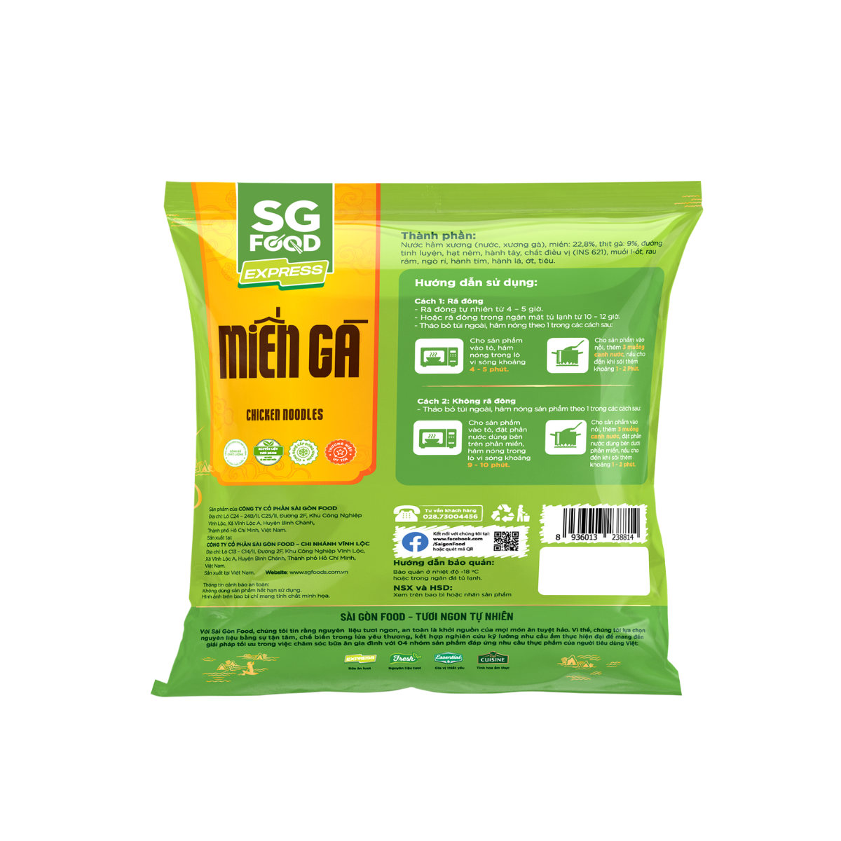Miến Gà SG Food 400g