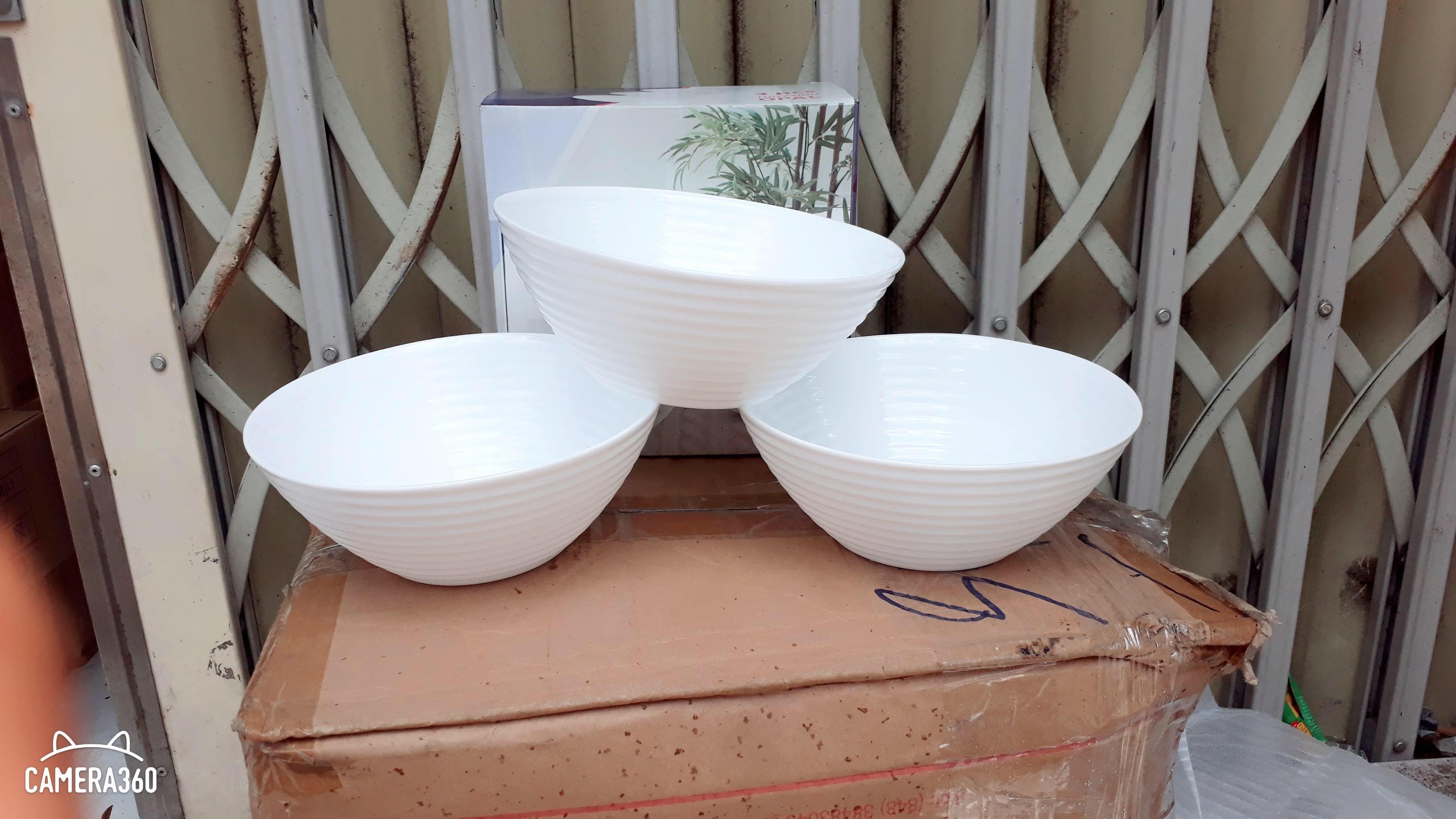 Bộ 3 tô thuy tinh cao cấp luminarc 18cm