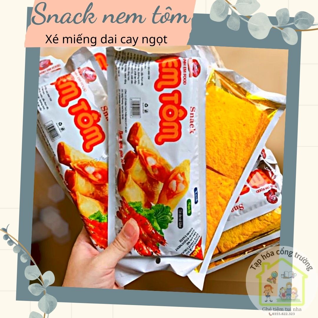 Snack nem tôm (5 gói)